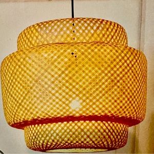 Bamboo pendant chandelier